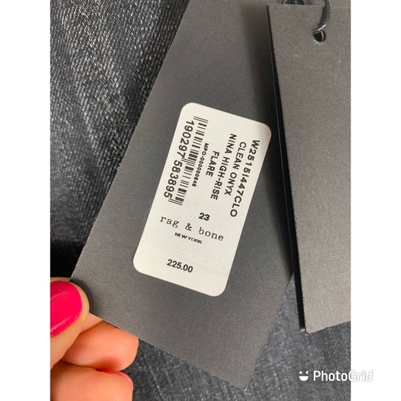 NWT RAG & BONE Nina High Rise Flare Sz 23 $225! - Picture 12 of 13
